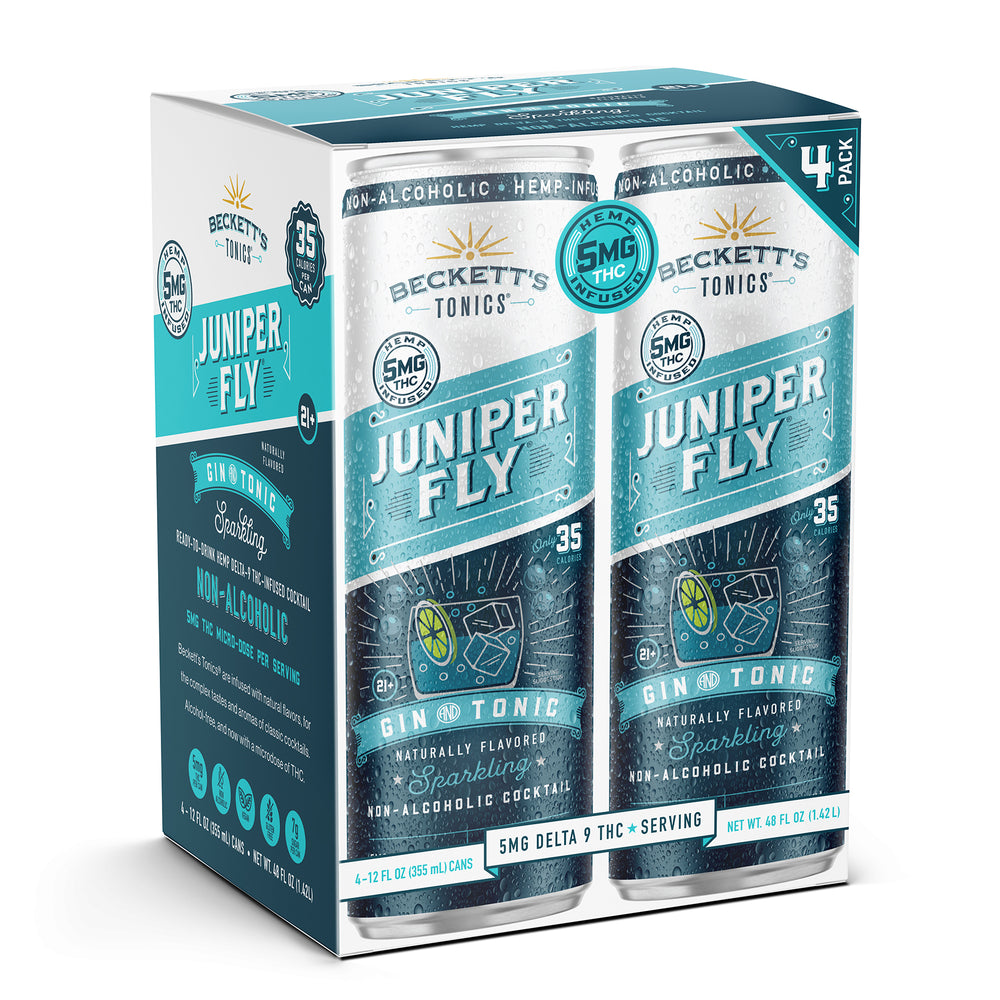 Beckett's Non-Alcoholic cocktail Delta 9 Juniper Fly